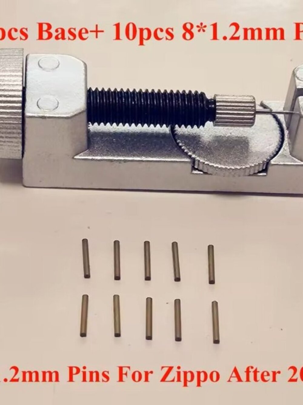 Hinge Pin Base Punch Repair Tool Set for Zippo Lighters